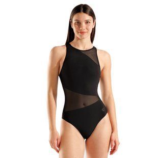 Жіночий купальник Arena MESH ANGLE SWIMSUIT VENT BACK black 010191-500 фото