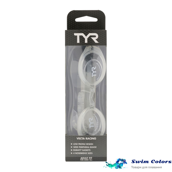Окуляри TYR Vecta Racing Clear LGVEC-101 фото
