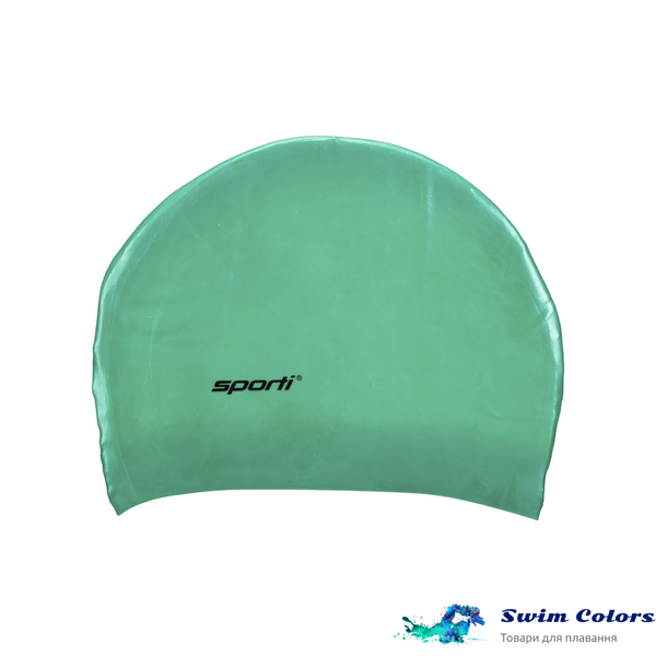 Шапочка для плавання Sporti Long Hair Silicone Swim Cap SCS071 фото