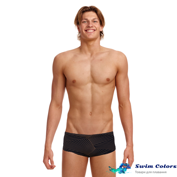 Плавки для плавання Funky Trunks Gold Weaver | Men's Sidewinder Trunks FTS015M71943 фото