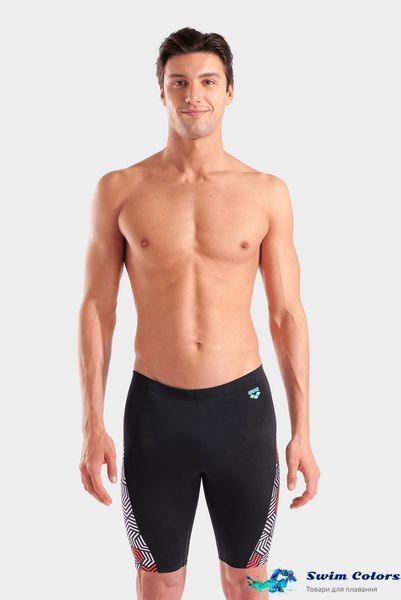 Чоловічі плавки GEOMETRY SWIM JAMMER multi black-black 010274-550 фото