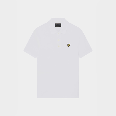 Чоловіче поло Lyle & Scott PLAIN POLO SHIRT white SP400VOG-626 фото