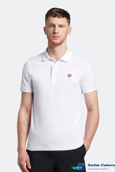 Чоловіче поло Lyle & Scott PLAIN POLO SHIRT white SP400VOG-626 фото