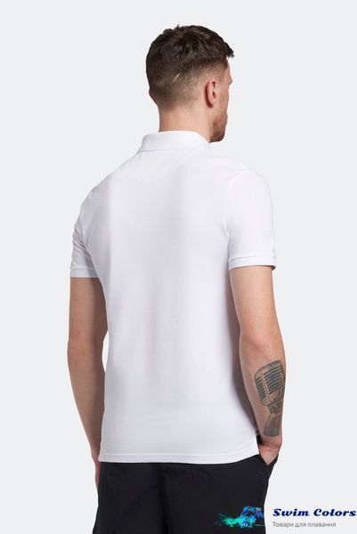 Чоловіче поло Lyle & Scott PLAIN POLO SHIRT white SP400VOG-626 фото