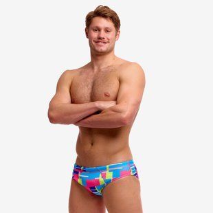 Чоловічі плавки Funky Trunks Men's Seamed Brief Blok Tok FTS025M72116 фото