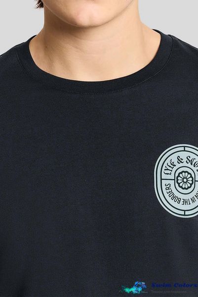 Чоловіче поло Lyle & Scott BORDERS LABEL GRAPHIC T-SHIRT TS2403V-Z271 фото