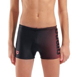Дитячі плавки Arena DIM LIGHT SWIM SHORT black-calypso coral 008147-504 фото