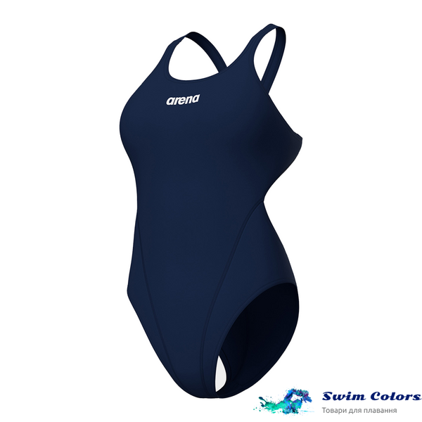 Жіночий купальник Arena TEAM SWIMSUIT SWIM TECH SOLID navy, white 004763-750 фото