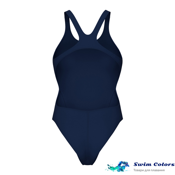 Жіночий купальник Arena TEAM SWIMSUIT SWIM TECH SOLID navy, white 004763-750 фото