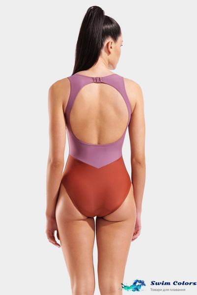 Жіночий купальник Arena SOLID SWIMSUIT O BACK marocco-valencia 011319-409 фото