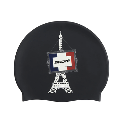 Шапочка для плавання Sporti Paris Eiffel Tower Silicone Swim Cap SCCS085 фото