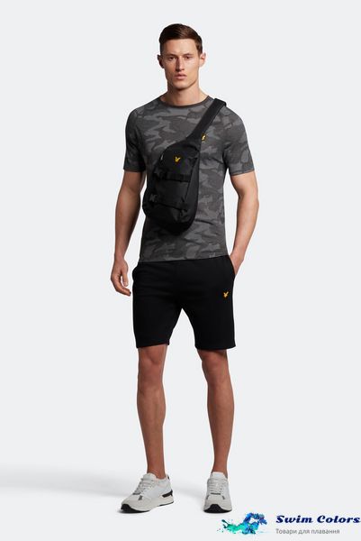 Чоловіча футболка Lyle & Scott JACQUARD TEE jet black marl TS1884SP-W155 фото