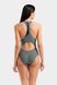 Жіночий купальник Arena MERYDIAN SWIMSUIT ONE PIECE sage, white, shocking pink 010649-619 фото 6
