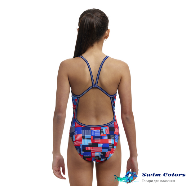 Цільний хлоростійкий купальник для плавання Funkita Motherboard FKS030G71909 фото