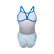 Жіночий купальник Arena FIREFLOW SWIMSUIT blue river-white multi 008598-810 фото 2