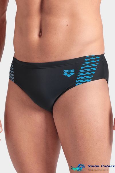 Чоловічі плавки Arena OPENINGS SWIM BRIEFS black-turquoise 008065-580 фото