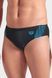 Чоловічі плавки Arena OPENINGS SWIM BRIEFS black-turquoise 008065-580 фото 4