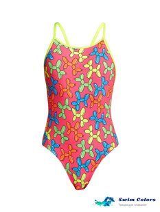 Цільний хлоростійкий купальник для плавання Funkita Doggy Disco FS11G71038 фото