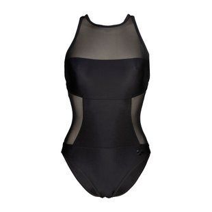 Жіночий купальник Arena MESH PANELS SWIMSUIT SWIM PRO black 006659-500 фото
