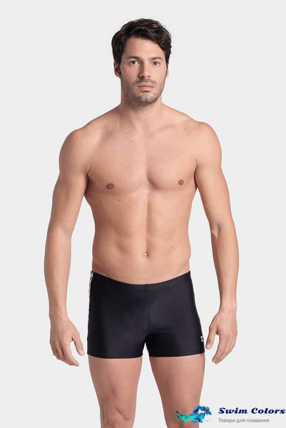 Плавки Arena MENS ARENA ICONS SWIM SHORT SOLID black white 005050-510 фото