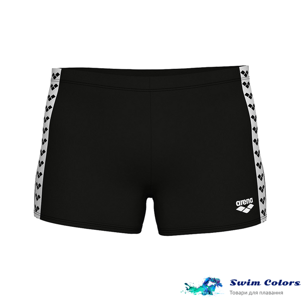 Плавки Arena MENS ARENA ICONS SWIM SHORT SOLID black white 005050-510 фото