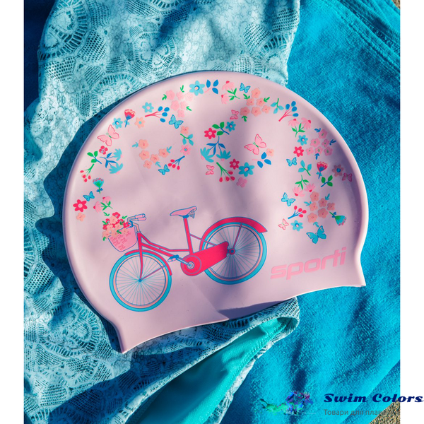 Шапочка для плавання Sporti x Emma Weyant Catalina Island Silicone Swim Cap 8212109-0001 фото