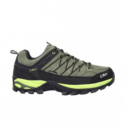 Чоловічі кросівки CMP RIGEL LOW TREKKING SHOES WP kaki-acido 3Q13247-02FP фото