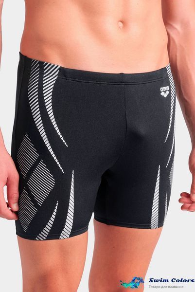 Чоловічі плавки Arena POSEIDONIA SWIM MID JAMMER black-white 009091-501 фото