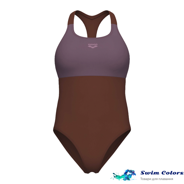 Жіночий купальник Arena SOLID SWIMSUIT RACER BACK marocco-valencia 011414-409 фото