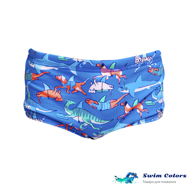 Дитячі плавки для плавання Funky Trunks Fin Swimming | Toddler Boy's Printed Trunks FTS002B71891 фото