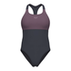 Жіночий купальник Arena SOLID SWIMSUIT RACER BACK caviar-valencia 011414-509 фото 1