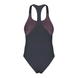Жіночий купальник Arena SOLID SWIMSUIT RACER BACK caviar-valencia 011414-509 фото 2