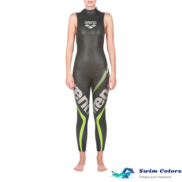 Гідрокостюм жіночий для тріатлону Arena TRIWETSUIT CARBON SLEEVELESS 2A943-50 фото