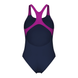 Жіночий купальник Arena KIKKO SWIMSUIT SWIM PRO BACK navy, very fuchsia 010807-790 фото 2