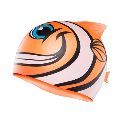 Шапочка для плавання TYR CharacTYRS Happy Fish Silicone Kids’ Swim Cap LCSHFISH фото