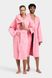 Халат мікрофібро Arena ZEAL PLUS BATHROBE pink-white 005308-301 фото 3