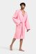 Халат мікрофібро Arena ZEAL PLUS BATHROBE pink-white 005308-301 фото 4