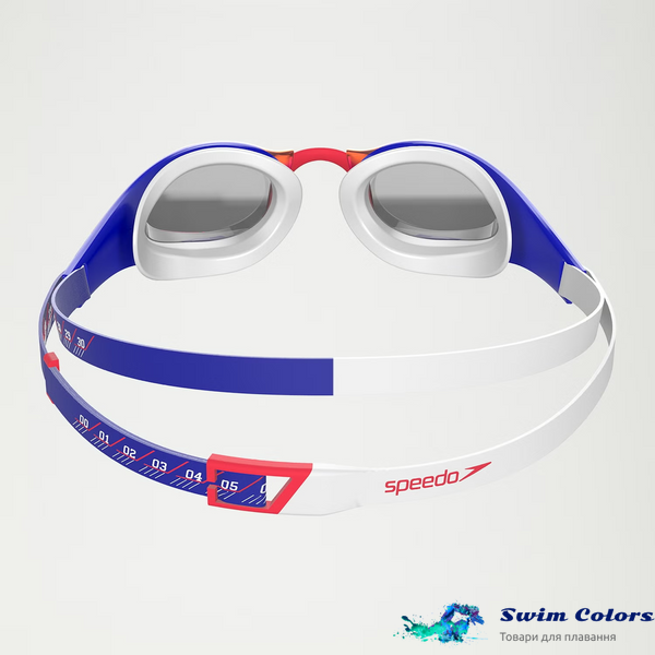 Окуляри для плавання Speedo Fastskin Pure Focus Mirror Goggles Red/Blue 8-1177816740 фото