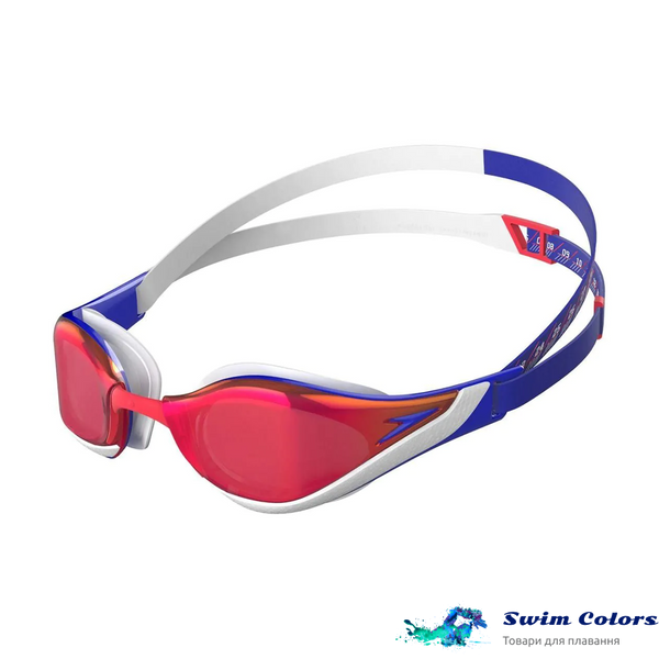 Окуляри для плавання Speedo Fastskin Pure Focus Mirror Goggles Red/Blue 8-1177816740 фото