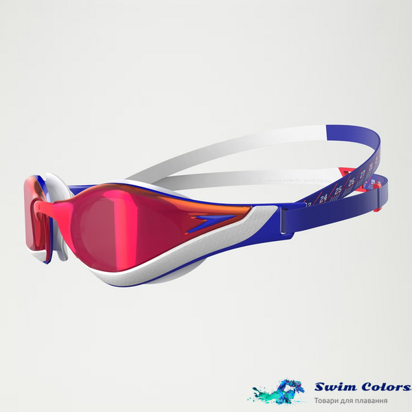 Окуляри для плавання Speedo Fastskin Pure Focus Mirror Goggles Red/Blue 8-1177816740 фото