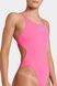 Жіночий купальник Arena TEAM SWIMSUIT SWIM TECH SOLID shocking pink-blue river 004763-908 фото 3