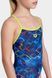 Дитячий купальник Arena DALY SWIMSUIT LIGHT DROP BACK navy-soft green-navy multi 003294-903 фото 5