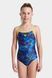 Дитячий купальник Arena DALY SWIMSUIT LIGHT DROP BACK navy-soft green-navy multi 003294-903 фото 3