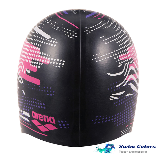 Дитяча шапочка для плавання Arena PRINT JR rhythm pink 94171-243 фото