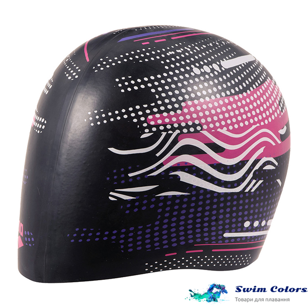 Дитяча шапочка для плавання Arena PRINT JR rhythm pink 94171-243 фото
