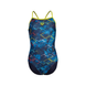 Дитячий купальник Arena DALY SWIMSUIT LIGHT DROP BACK navy-soft green-navy multi 003294-903 фото 1