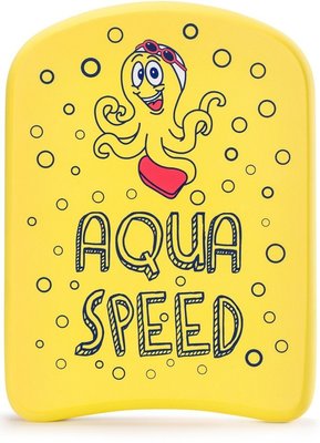 Дошка для плавання Aqua Speed KIDDIE Kickboard Octopus 6897 жовтий Діт 31x23x2,4cм 186-octopus фото