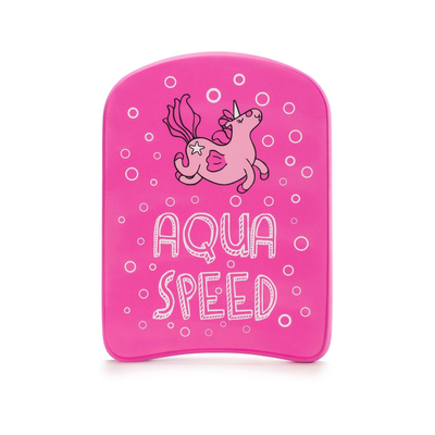 Дошка для плавання Aqua Speed ​​KIDDIE KICKBOARD Unicorn 6896 рожевий Діт 31x23x2,4cм 186-unicorn фото