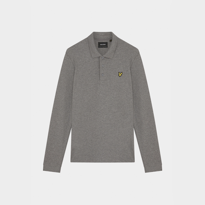 Чоловіче поло Lyle & Scott LS POLO SHIRT mid grey marl LP400VOG-T28 фото