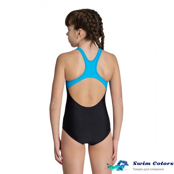 Дитячий купальник Arena MULTI PIXELS SWIMSUIT SWIM PRO black-turquoise 006679-580 фото